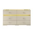 Lucida Dresser with LED In Beige