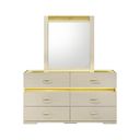 The appearance of Lucida Dresser with LED In Beige designed by Furniture of America in the modern / contemporary interior design. This beige piece of furniture  was selected by 1StopBedrooms from Lucida Collection to add a touch of cosiness and style into your home. Sku: FM72015BG-D. Material: Rubberwood.