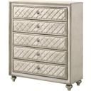 Lucienne Chest In Beige Velvet