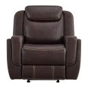 Lynx Glider Motion Recliner In Brown