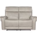 The appearance of Lyra Zero Gravity Power Loveseat With Power Headrest designed by Hooker in the transitional interior design. This gray piece of furniture was selected by 1StopBedrooms from MS Collection to add a touch of cosiness and style into your home. Sku: SS608-PHZL2-091. Material: Leather.
