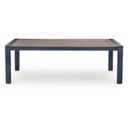 The appearance of Mabry Shores Outdoor Dining Table In Blue designed by Signature Design by Ashley in the modern / contemporary interior design. This blue piece of furniture was selected by 1StopBedrooms from Mabry Shores Collection to add a touch of cosiness and style into your home. Sku: P587-625. Table Top Shape: Rectangular.