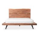 The appearance of Madagascar Brown Wood Queen Platform Bed designed by Moes Home in the rustic / southwestern interior design. This brown piece of furniture  was selected by 1StopBedrooms from Madagascar Collection to add a touch of cosiness and style into your home. Sku: UH-1006-03-0. Bed Type: Platform Bed. Material: Wood. Bed Size: Queen.