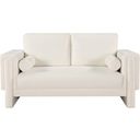 The appearance of Madeline Chenille Fabric Loveseat In Cream designed by Meridian in the modern / contemporary interior design. This cream piece of furniture  was selected by 1StopBedrooms from Madeline Collection to add a touch of cosiness and style into your home. Sku: 152Cream-L. Material: Plywood.