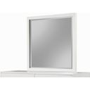 The appearance of Madelyn Dresser Mirror In White designed by Alpine in the modern / contemporary interior design. This white piece of furniture was selected by 1StopBedrooms from Madelyn Collection to add a touch of cosiness and style into your home. Sku: 2010-06. Material: Mahogany.