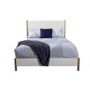 The appearance of Madelyn Full Panel Bed In White designed by Alpine in the modern / contemporary interior design. This white piece of furniture was selected by 1StopBedrooms from Madelyn Collection to add a touch of cosiness and style into your home. Sku: 2010-08F. Bed Type: Panel Bed. Bed Size: Full. Material: Mahogany.