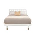 The appearance of Madelyn Queen Slat Back Platform Bed In White designed by Alpine in the modern / contemporary interior design. This white piece of furniture was selected by 1StopBedrooms from Madelyn Collection to add a touch of cosiness and style into your home. Sku: 2010-61Q. Bed Type: Platform Bed. Bed Size: Queen. Material: Mahogany.