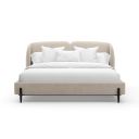 Madera King Upholstered Bed In Modern Walnut