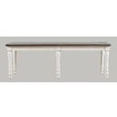 The appearance of Madison County 54 Inch Dining Bench In Vintage White designed by Jofran in the transitional interior design. This vintage white piece of furniture was selected by 1StopBedrooms from Madison County Collection to add a touch of cosiness and style into your home. Sku: 1706-14KD. Material: Pine.