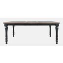 The appearance of Madison County 78 Inch Extension Dining Table In Vintage Black designed by Jofran in the transitional interior design. This vintage black piece of furniture was selected by 1StopBedrooms from Madison County Collection to add a touch of cosiness and style into your home. Sku: 1702-42. Table Top Shape: Rectangular. Material: Pine. Size: 42" x 78".