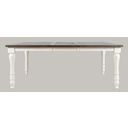 The appearance of Madison County 78 Inch Extension Dining Table In Vintage White designed by Jofran in the transitional interior design. This vintage white piece of furniture was selected by 1StopBedrooms from Madison County Collection to add a touch of cosiness and style into your home. Sku: 1706-42. Table Top Shape: Rectangular. Material: Pine. Size: 42" x 78".