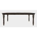 The appearance of Madison County 78 Inch Extension Dining Table In Brown designed by Jofran in the transitional interior design. This brown piece of furniture was selected by 1StopBedrooms from Madison County Collection to add a touch of cosiness and style into your home. Sku: 1700-42. Table Top Shape: Rectangular. Material: Pine. Size: 42" x 78".