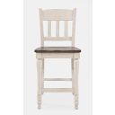 The appearance of Madison County Slatback Counter Stool Set of 2 In Vintage White designed by Jofran in the rustic / southwestern interior design. This vintage white piece of furniture was selected by 1StopBedrooms from Madison County Collection to add a touch of cosiness and style into your home. Sku: 1706-BS420KD. Material: Pine.