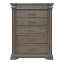 The appearance of Madison Ridge Brown 6 Drawer Chest In Natural Bark designed by Pulaski in the traditional interior design. This natural bark piece of furniture  was selected by 1StopBedrooms from Madison Ridge Brown Collection to add a touch of cosiness and style into your home. Sku: P413124. Material: Oak Veneer.