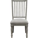 The appearance of Madison Ridge Side Chair Set of 2 designed by Pulaski in the country / farmhouse interior design. This gray piece of furniture was selected by 1StopBedrooms from Madison Ridge Collection to add a touch of cosiness and style into your home. Sku: P091260. Material: Oak Veneer.