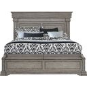 The appearance of Madison Ridge Queen Storage Bed In Heritage Taupe designed by Pulaski in the traditional interior design. This heritage taupe piece of furniture was selected by 1StopBedrooms from Madison Ridge Collection to add a touch of cosiness and style into your home. Sku: P091170;P091174;P091172. Bed Type: Storage Bed. Bed Size: Queen. Material: Oak Veneer.