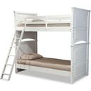 Madison Twin Over Twin Bunk Bed In Natural White