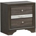 The appearance of Madrid Nightstand In Gray designed by Glory in the modern / contemporary interior design. This gray piece of furniture was selected by 1StopBedrooms from Madrid Collection to add a touch of cosiness and style into your home. Sku: G02305-N. Material: Wood.
