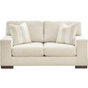The appearance of Maggie Loveseat In Birch designed by Signature Design by Ashley in the modern / contemporary interior design. This birch piece of furniture was selected by 1StopBedrooms from Maggie Collection to add a touch of cosiness and style into your home. Sku: 5200335. Material: Fabric.