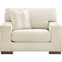 The appearance of Maggie Oversized Chair In Birch designed by Signature Design by Ashley in the modern / contemporary interior design. This birch piece of furniture was selected by 1StopBedrooms from Maggie Collection to add a touch of cosiness and style into your home. Sku: 5200323. Material: Fabric.
