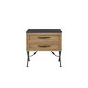 The appearance of Magnolia 2 Drawer Nightstand In Cashew designed by Bernell in the transitional interior design. This cashew piece of furniture was selected by 1StopBedrooms from Magnolia Collection to add a touch of cosiness and style into your home. Sku: 3400-121-C. Material: Hickory.