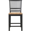 The appearance of Magnolia 24 Inch Counter Stool Set of 2 In Black designed by Steve Silver in the transitional interior design. This black piece of furniture  was selected by 1StopBedrooms from Magnolia Collection to add a touch of cosiness and style into your home. Sku: MM500CC. Material: Plywood.