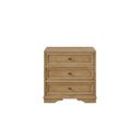 The appearance of Magnolia 3 Drawer Nightstand In Cashew designed by Bernell in the transitional interior design. This cashew piece of furniture was selected by 1StopBedrooms from Magnolia Collection to add a touch of cosiness and style into your home. Sku: 3400-120-C. Material: Hickory.