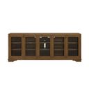 The appearance of Magnolia 84 Inch Console In Almond designed by Bernell in the transitional interior design. This almond piece of furniture  was selected by 1StopBedrooms from Magnolia Collection to add a touch of cosiness and style into your home. Sku: 3400-080-A. Material: Hickory.