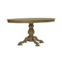 The appearance of Magnolia Manor Pedestal Table Set In Weathered Bisque designed by Liberty in the traditional interior design. This weathered bisque piece of furniture was selected by 1StopBedrooms from Magnolia Manor Collection to add a touch of cosiness and style into your home. Sku: 244N-P4260;244N-T4260. Table Top Shape: Oval. Size: 60" x 42". Material: Poplar Solid.