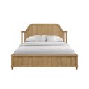 The appearance of Magnolia Queen Planked Panel Bed In Cashew designed by Bernell in the transitional interior design. This cashew piece of furniture was selected by 1StopBedrooms from Magnolia Collection to add a touch of cosiness and style into your home. Sku: 3400-105-C. Bed Type: Panel Bed. Bed Size: Queen. Material: Hickory.
