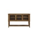 The appearance of Magnolia Server with Mesh Door Front In Almond designed by Bernell in the transitional interior design. This almond piece of furniture  was selected by 1StopBedrooms from Magnolia Collection to add a touch of cosiness and style into your home. Sku: 3400-525-A. Material: Hickory.