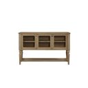 The appearance of Magnolia Sever with Mesh Door Fronts In Cashew designed by Bernell in the transitional interior design. This cashew piece of furniture was selected by 1StopBedrooms from Magnolia Collection to add a touch of cosiness and style into your home. Sku: 3400-525-C. Material: Hickory.