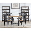 The appearance of Magnolia Side Chair Set of 2 In Black designed by Steve Silver in the country / farmhouse interior design. This black piece of furniture  was selected by 1StopBedrooms from Magnolia Collection to add a touch of cosiness and style into your home. Sku: MM500S. Material: Wood.