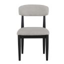 The appearance of Magnolia Upholstered Side Chair Set of 2 In Gray and Black designed by Steve Silver in the modern / contemporary interior design. This gray and black piece of furniture was selected by 1StopBedrooms from Magnolia Collection to add a touch of cosiness and style into your home. Sku: MM520KS. Material: MDF.