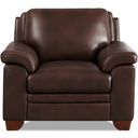 The appearance of Magnum Leather Chair In Chestnut designed by Hydeline in the transitional interior design. This chestnut piece of furniture was selected by 1StopBedrooms from Magnum Collection to add a touch of cosiness and style into your home. Sku: 69196-10V01-LP2033. Material: Leather.