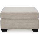 The appearance of Mahoney Oversized Accent Ottoman In Pebble designed by Signature Design by Ashley in the modern / contemporary interior design. This pebble piece of furniture  was selected by 1StopBedrooms from Mahoney Collection to add a touch of cosiness and style into your home. Sku: 3100408. Material: Fabric.