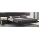The appearance of Maia Light Grey Lacquer Queen Platform Bed designed by J&M in the modern / contemporary interior design. This brown piece of furniture  was selected by 1StopBedrooms from Maia Collection to add a touch of cosiness and style into your home. Sku: 17867221-Q. Bed Type: Platform Bed. Material: Wood. Bed Size: Queen.