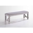 The appearance of Maisie White And Brown Bench designed by New Classic in the transitional interior design. This white and brown piece of furniture was selected by 1StopBedrooms from Maisie Collection to add a touch of cosiness and style into your home. Sku: D1903-25. Material: Wood.