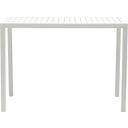 The appearance of Maldives Outdoor Patio Rectangle Bar Table In White designed by Meridian in the modern / contemporary interior design. This white piece of furniture  was selected by 1StopBedrooms from Maldives Collection to add a touch of cosiness and style into your home. Sku: 344White-T. Material: Aluminum.