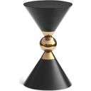 Malia End Table In Black and Gold