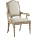 The appearance of Malibu Aidan Upholstered Arm Chair In Dune designed by Barclay Butera in the modern / contemporary interior design. This dune piece of furniture was selected by 1StopBedrooms from Malibu Collection to add a touch of cosiness and style into your home. Sku: 926-881-01. Material: Wood.