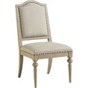 The appearance of Malibu Aidan Upholstered Side Chair In Dune designed by Barclay Butera in the modern / contemporary interior design. This dune piece of furniture was selected by 1StopBedrooms from Malibu Collection to add a touch of cosiness and style into your home. Sku: 926-880-01. Material: Wood.