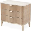Malibu Crest Blush Nightstand 3-Drawer