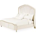 Malibu Crest California King Curved Panel Bed In Chardonnay