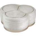 The appearance of Malibu Crest Cocktail Ottoman In Chardonnay designed by Michael Amini in the transitional interior design. This chardonnay piece of furniture was selected by 1StopBedrooms from Malibu Crest Collection to add a touch of cosiness and style into your home. Sku: N9007879-DOSKN-822. Material: Polyester.