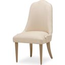 The appearance of Malibu Crest Dining Side Chair Set of 2 In Burnished Gold designed by Michael Amini in the modern / contemporary interior design. This dark espresso piece of furniture was selected by 1StopBedrooms from Malibu Crest Collection to add a touch of cosiness and style into your home. Sku: 9007003-824. Material: Wood.