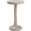 The appearance of Malibu Saddle Peak Round Accent Table In Dune designed by Barclay Butera in the transitional interior design. This dune piece of furniture was selected by 1StopBedrooms from Malibu Collection to add a touch of cosiness and style into your home. Sku: 926-950. Material: Other.