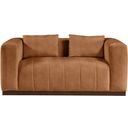 The appearance of Mallina Vegan Leather Loveseat In Walnut and Dark Brown designed by Meridian in the modern / contemporary interior design. This walnut and dark brown piece of furniture was selected by 1StopBedrooms from Mallina Collection to add a touch of cosiness and style into your home. Sku: 44098Cognac-L. Material: Vegan Leather.