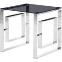 The appearance of Mallory Stainless Steel And Smoked Glass End Table In Silver designed by Best Master Furniture in the modern / contemporary interior design. This silver piece of furniture  was selected by 1StopBedrooms from Mallory Collection to add a touch of cosiness and style into your home. Sku: E28SE. Material: Glass.