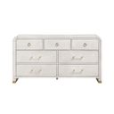 The appearance of Malmo Dresser In Oak designed by Global Furniture USA in the modern / contemporary interior design. This oak piece of furniture was selected by 1StopBedrooms from Malmo Collection to add a touch of cosiness and style into your home. Sku: MALMO-OAK-DR. Material: Rubberwood.